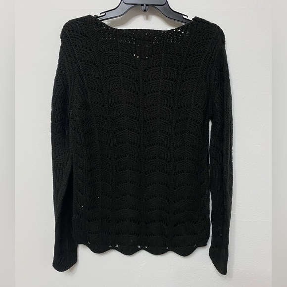 Chaser Black Chunky Knit Sweater NWT - Picture 2 of 4